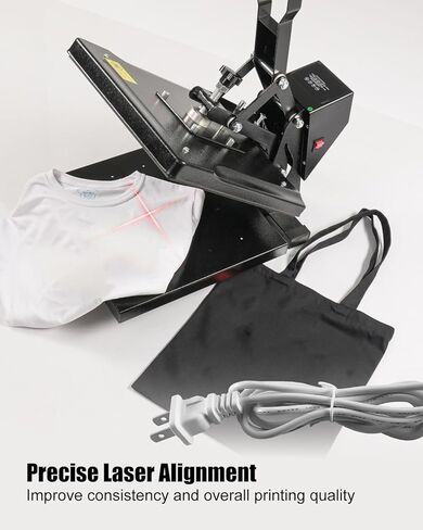 Magnetic DTF Printing Press Laser Positioning Tool for T-Shirt & Hat Press, Guide for Sewing Machine Sublimation, Perfect Placement for Printing & Quilting, 110v-220v Voltage, 39-Inch Power Cord in Saudi Arabia