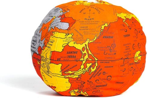 Mars HUGG-A-PLANET | The Original Soft & Huggable Red Planet | 400 Places Labeled | For All Ages | Kids, Teens, Adults, Teachers, and Parents | Educational Toy in Saudi Arabia