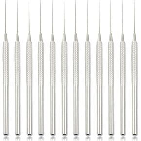 Aoserge Pottery Needle Tool - 12 PCS Stainless Steel Clay Sculpting Tools for Ceramics, DIY Craft & Detailed Carving, Precision Tips, Ergonomic Handle, Pottery Needle Tool Set in Saudi Arabia