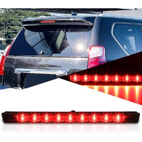 مصباح الفرامل الثالث LED بالكامل من Auto Dynasty متوافق مع 2010-2019 Toyota Rav4 Lexus GX460، مصباح شحن الكابينة المركزي الخلفي مصباح توقف عالي التثبيت in Kuwait