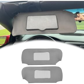 QianBao Sun Visor Covers Compatible with Chevrolet Camaro 1993-2002 Pontiac Firebird 1993-2002, Microfiber Leather Sunvisor Protector Shields, Left & Right Side (Gray 2PCS) in Kuwait