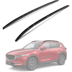 Roof Rails for Mazda CX5 2017–2025, Aluminum Side Rails Rack, OE Flush Fit No Gap, No Drilling Bolt-On for Naked Roof in Saudi Arabia
