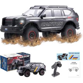 BEEZRC 1/10 Canyon RC Crawler Off-Road RC Truck, 4x4 RC Rock Crawler, LCG Chassis, DIG Function, Two-Speed Transmission, Quick Release, Hobby Grade Waterproof, Remote Control Car for Adults RS in Saudi Arabia