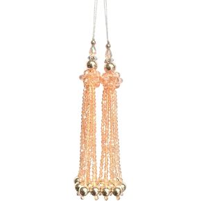 1 Pair Blouse Tassels for Bridal Dress Latkan Home Decor Accessories DIY Decor Curtains Cushions Tassel (White 2, 7 Inch) in Saudi Arabia