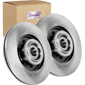 [2WD] Front Brake Rotors Replacement for Ford F-150 2004 2005 2006 2007 2008, Lincoln Mark LT 2006 2007 2008 Brakes, 12.98" Front in Kuwait
