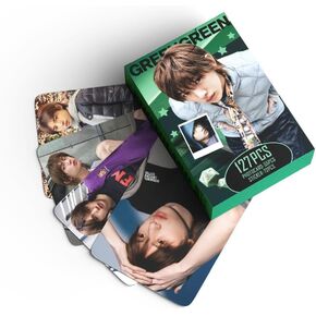 CORTIS GREENGREEN 2nd EP Photocard - 55PCS Lomo Cards + 72PCS Stickers HD Collectible Merchandise for CORTIS Fans (MARTIN) in Saudi Arabia