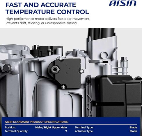 AISIN AFTERMARKET BDAAZ-00395 Main HVAC Air Door Actuator - Compatible with Lexus RX300 1999-2003, IS300 2001-2005, GS300 1997-2005, GS400 1998-2000, GS430 2001-2005, SC430 2002-2010 - Mode in Kuwait