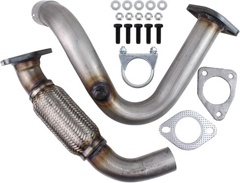 Front Exhaust Flex Pipe with Gaskets Bolts and Nuts for Buick Encore 2013-2018, Chevrolet Trax 1.4 2015-2019 in Kuwait