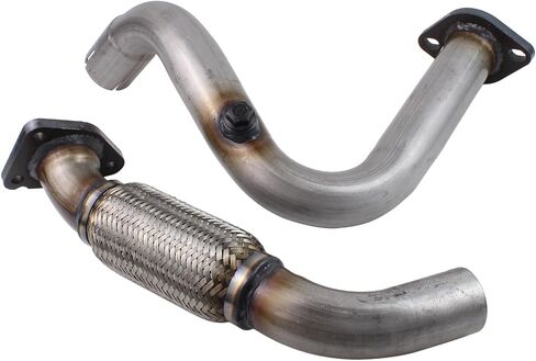 Front Exhaust Flex Pipe with Gaskets Bolts and Nuts for Buick Encore 2013-2018, Chevrolet Trax 1.4 2015-2019 in Kuwait