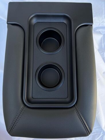 Made in U.S.A Center Console Middle Top Storage lid with Cup Holders arm Rest Complete Replacement Assembly Dark Grey Pewter FITS 1999-2007 Silverado Sierra Tahoe Avalanche Suburban in Saudi Arabia