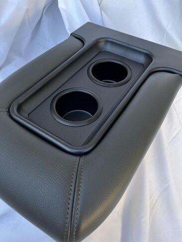 Made in U.S.A Center Console Middle Top Storage lid with Cup Holders arm Rest Complete Replacement Assembly Dark Grey Pewter FITS 1999-2007 Silverado Sierra Tahoe Avalanche Suburban in Saudi Arabia