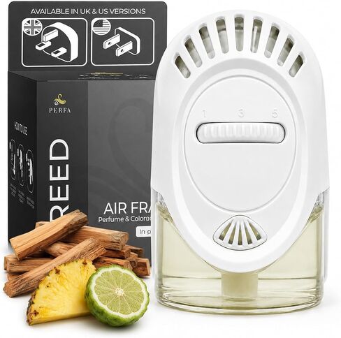 Greed Plug In Air Fresheners for Home | Lasts over 3 months | Wall Plug in Air Freshener with Greed Fragrance | Adjustable Scent Plug In Air Freshener | Scented Mini Bedroom Air Freshener by Perfa in Saudi Arabia