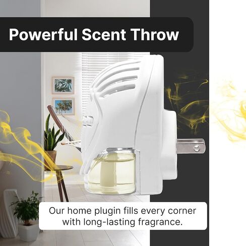Greed Plug In Air Fresheners for Home | Lasts over 3 months | Wall Plug in Air Freshener with Greed Fragrance | Adjustable Scent Plug In Air Freshener | Scented Mini Bedroom Air Freshener by Perfa in Saudi Arabia