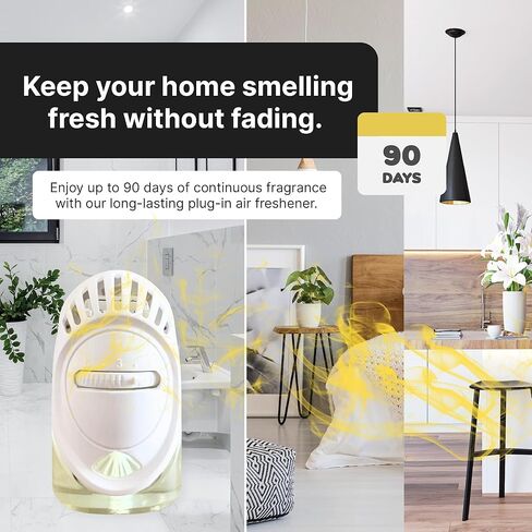Greed Plug In Air Fresheners for Home | Lasts over 3 months | Wall Plug in Air Freshener with Greed Fragrance | Adjustable Scent Plug In Air Freshener | Scented Mini Bedroom Air Freshener by Perfa in Saudi Arabia