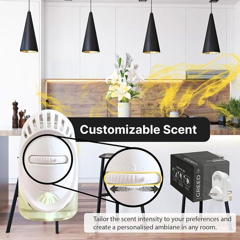 Greed Plug In Air Fresheners for Home | Lasts over 3 months | Wall Plug in Air Freshener with Greed Fragrance | Adjustable Scent Plug In Air Freshener | Scented Mini Bedroom Air Freshener by Perfa in Saudi Arabia