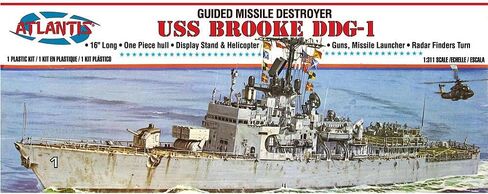 USS Brooke (DEG-1) مدمرة الصواريخ الموجهة مرافقة 1/311 مجموعة نماذج مقياس in Saudi Arabia
