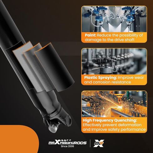 مجموعة عمود الدفع الخلفي maxpeedingrods 48 بوصة لسيارة كاديلاك إسكاليد AWD وشيفروليه تاهو 4WD وجي إم سي يوكون 2007-2008، 4.8L 5.3L استبدال # 15814472 in Kuwait