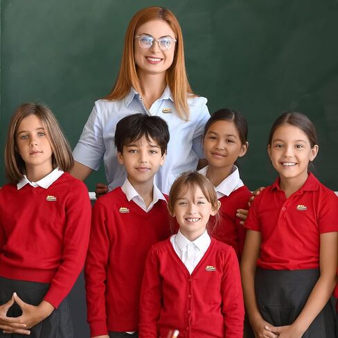 Hoteam 24 حزمة دبوس طية صدر السترة من المينا للحضور المثالي - شارة المينا تقدير الطلاب لمعلم المدرسة لحضور دبابيس طية صدر السترة وجوائز التعليم Prime (0.88 × 0.44 بوصة، أمريكي) in Kuwait