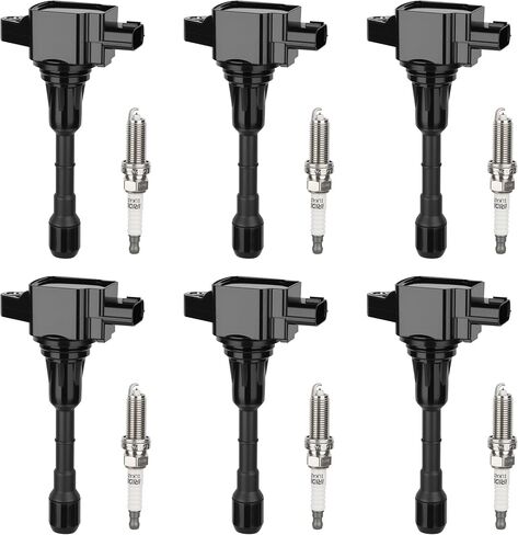 Set of 6 Ignition Coil Pack and 6 Iridium Spark Plug Compatible with Nissan For Infiniti Maxima Murano Pathfinder Quest Altima Q50 QX60 FX35 3.5L V6 Replacement for UF550 C1670 GN10244 5C1727 50150 in Saudi Arabia