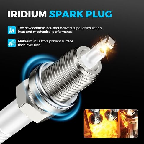 4 Ignition Coil Pack & Spark Plugs Fits for 1.7L L4 2001 2002 2003 2004 2005 Honda Civic, 2002-2004 Acura EL Replaces for UF400 C1460 in Saudi Arabia
