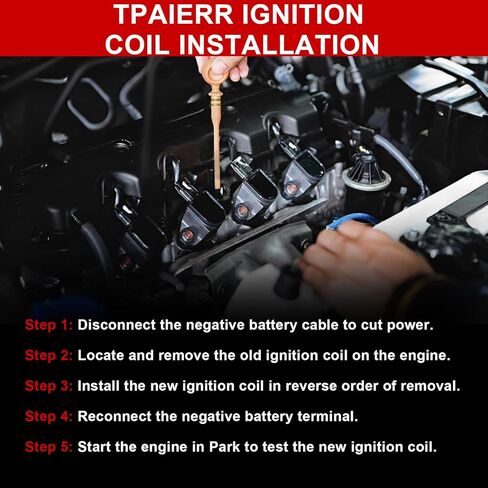 UF651 & 9686 Ignition Coil Pack and Iridium Spark Plugs Set of 4 Automotive Compatible with Hyundai Elantra Tucson/Kia Soul Forte 2011 2012 2013 2014 2015 2016 2017 2018 1.8L 2.0L L4 C1804 in Saudi Arabia