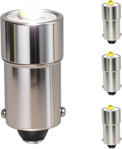 BA9S LED Bulb 1895 1893 1820 313 T4W, 𝟔-𝟑𝟎𝐕, 400% Brighter Than Halogen, 1:1 Design, Non-Polarity Plug & Play, 6000K for Interior Reading Lights, Glove Box Lights, Bingo Board Indicator Lights. in Saudi Arabia