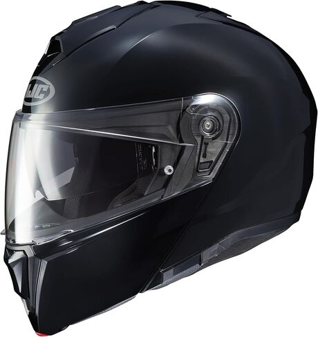 خوذة دراجة نارية HJC i90 صلبة مع عدسات كهربائية، معتمدة من DOT (أسود، XXX-Large) in Kuwait