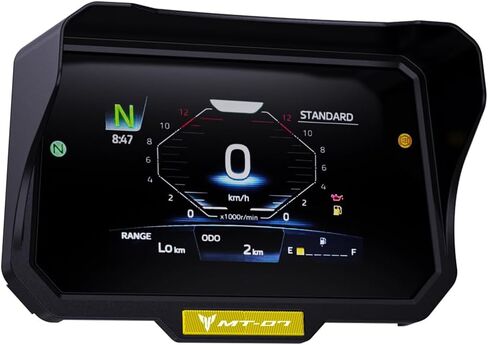 يناسب Yamaha MT-07 MT07 MT 07 FZ07 2025 2026 MT-09 MT09 MT 09 FZ09 2024 2025 ملحقات الدراجات النارية واقي الشمس TFT واقي شاشة TFT (أسود، MT-09) in Kuwait