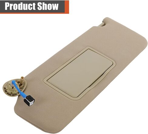 labwork Sun Visor Driver Side with Mirror and Light Beige Replacement for Honda Pilot 2017-2021 Honda Replacement for Ridgeline 2018-2020 83280-TG7-A12ZA in Kuwait
