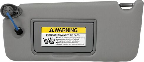 Driver Left Side Gray Sun Visor with Mirror Light Replacement for 2013-2017 Honda Accord Replace 83280-T2F-A52ZA in Saudi Arabia