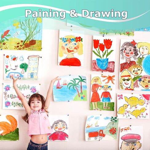 Vanhench 48"x1500" (125') White Bulletin Board Paper, Wrapping Paper, Art Kraft Paper for Easel Painting Drawing Sketching, Chart Poster, Floor Covering, Crafts Gift Wrap, 80GSM 55LB in Saudi Arabia