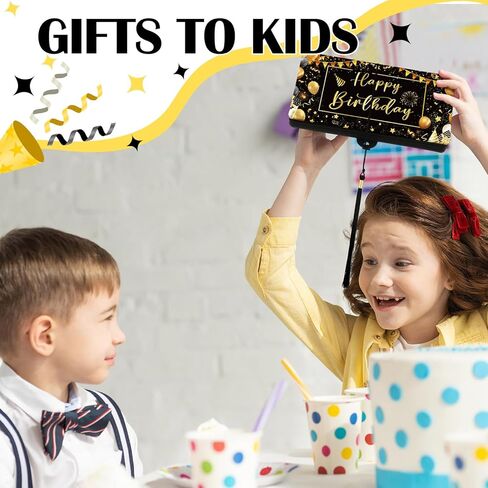 Birthday Money Holder for Cash Gift Birthday Money Holder Gift Card Holder Birthday Money Envelope Surprise Cash Envelope for Birthday Gifts, Black Gold Money Holder in Saudi Arabia