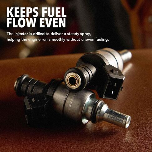 JC Whitney JFBAJCWFI00130 Set of 6 Fuel Injectors - Compatible with Ford Five Hundred Freestyle 2005-2007, Mercury Montego 2005-2007 - 3.0L Cyl.6 in Kuwait