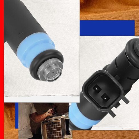 JC Whitney JFBAJCWFI00130 Set of 6 Fuel Injectors - Compatible with Ford Five Hundred Freestyle 2005-2007, Mercury Montego 2005-2007 - 3.0L Cyl.6 in Kuwait
