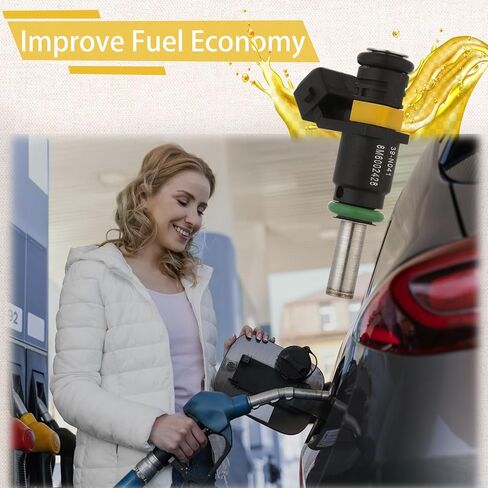 حاقن الوقود 8M6002428، متوافق مع/ميركوري خارجي 4 أشواط 65HP 75HP 80HP 90HP 100HP 115HP EFI JET | مجموعة من 4| in Kuwait