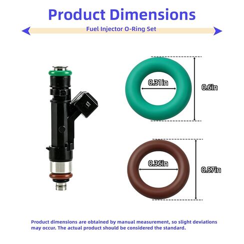 Replacement 217-1588 O-Ring Kit,for GM Parts ACD #217-1588 & GM 12587147 Fuel Injector O-Ring Kit,Universal Repair Kit for Various Vehicle Model (2 Sizes, 20 Pieces) in Saudi Arabia