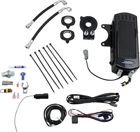 UltraCool SMT8-1G Frame Mounted Oil Cooler Kit - Gloss Black in Kuwait