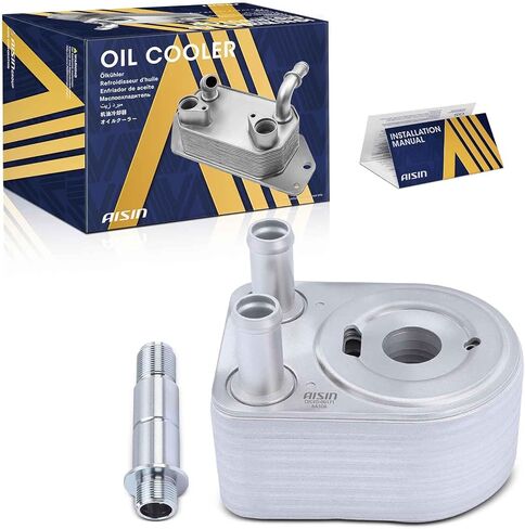 AISIN AFTERMARKET OICFD-00171 مبرد زيت المحرك - متوافق مع Ford F-150 2011-2020، Expedition 2015-2021، Lincoln Navigator 2015-2021، MKT 2013-2019 - V6 3.5L 3.7L in Kuwait