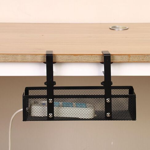 Under Desk Cable Management,Carbon Steel Wire Organizer - Under The Desk Cable Management,for Family Friends Students Adults Men Women Home Indoor Office Study Kitchen in Saudi Arabia