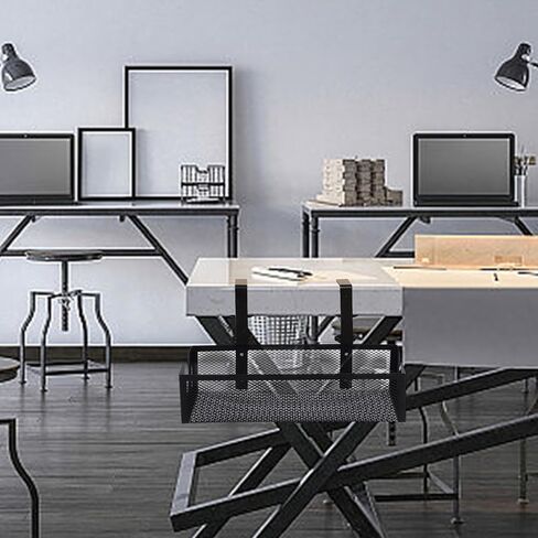 Under Desk Cable Management,Carbon Steel Wire Organizer - Under The Desk Cable Management,for Family Friends Students Adults Men Women Home Indoor Office Study Kitchen in Saudi Arabia