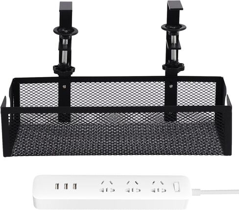 Under Desk Cable Management,Carbon Steel Wire Organizer - Under The Desk Cable Management,for Family Friends Students Adults Men Women Home Indoor Office Study Kitchen in Saudi Arabia