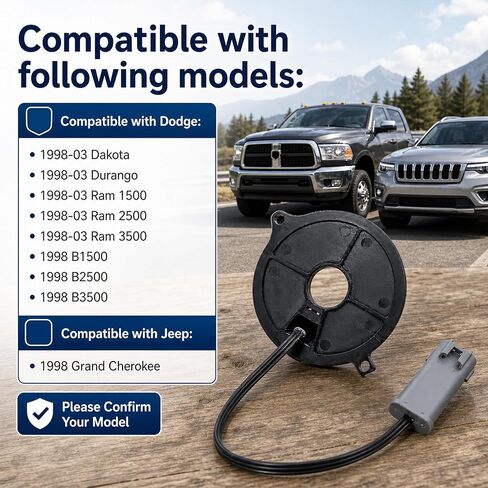 JA&MIU 56028143 لاقط الإشعال الموزع متوافق مع Deep، متوافق مع Dodge B2500 B1500 B3500 DAKOTA DURANGO RAM 1500 2500 PICKUP RAM 1500 يستبدل LX753T LX753 in Kuwait