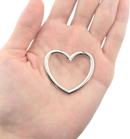 12PCS Heart Shape Metal Craft Buckle Zinc Alloy Necklace Collar Connection Snap Hardware Luggage Clothing Accessories Suitable for Bag Belt Backpacks in Kuwait
