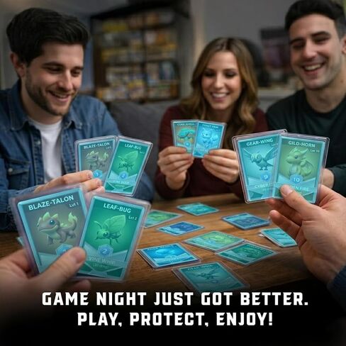 CardGuard 3" x 4" Clear Regular Top-Loaders for Cards with Sleeves, 100 Count – Durable & Acid-Free Premium Protection for Pokémon, MTG, TCG, Game & Sports Cards in Saudi Arabia