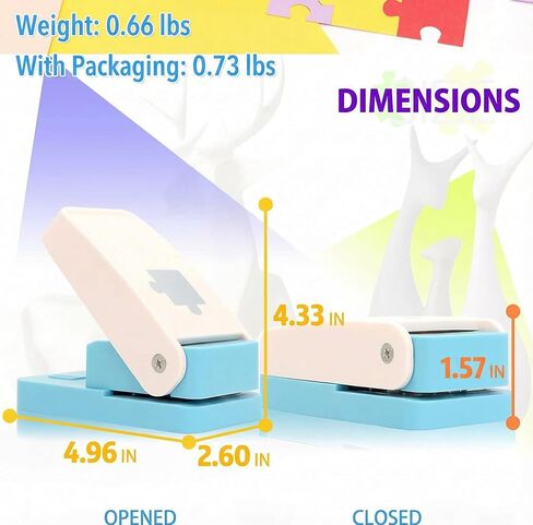 Puzzle Punch Universal DIY Create 1″ Jigsaw Puzzle Piece Cutter from Any Photo | Safe Craft Tool for Personalized Puzzles, Gift Making,Custom Photo Puzzle Customized Puzzle Making Tool in Kuwait