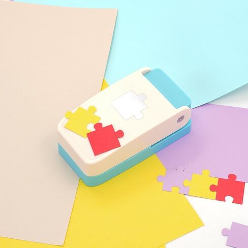Puzzle Punch Universal DIY Create 1″ Jigsaw Puzzle Piece Cutter from Any Photo | Safe Craft Tool for Personalized Puzzles, Gift Making,Custom Photo Puzzle Customized Puzzle Making Tool in Kuwait