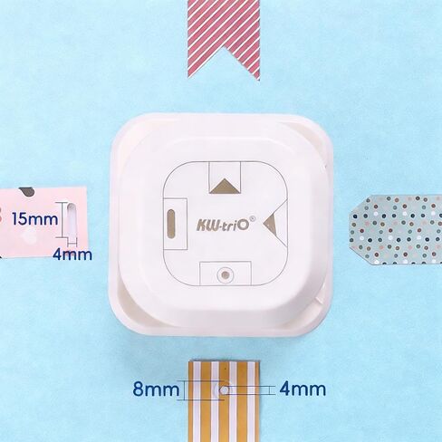 4 in 1 Tag Punch Paper Puncher Shape Bevel Dovetail for Scrapbooking DIY Journaling Greeting Cards Oval Fish Eye Hole Heavy Cardstock Crafts Supplies in Kuwait