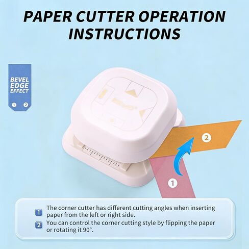 4 in 1 Tag Punch Paper Puncher Shape Bevel Dovetail for Scrapbooking DIY Journaling Greeting Cards Oval Fish Eye Hole Heavy Cardstock Crafts Supplies in Kuwait