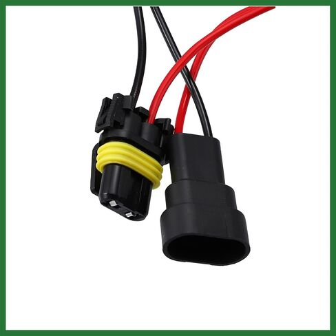 Motoforti 2pcs HB4 9006 9005 9145 H10 DC 12V 50W 6 Ohm Error Free Load Resistor Wiring Harness Adapters Decoder for LED Headlight Daytime Running Light Long-Lasting in Kuwait