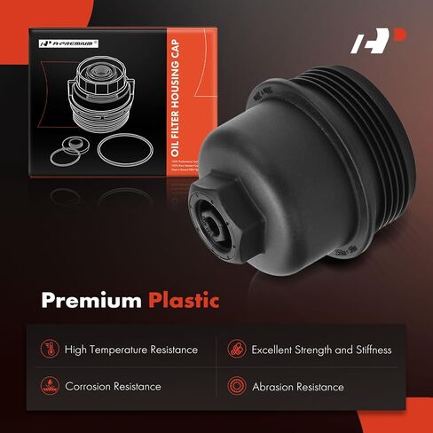 A-Premium Oil Filter Housing Cap Assembly Compatible with Mini Cooper 2014-2019, Cooper Clubman 2016-2019, Cooper Countryman 2017-2020 & BMW X1 2016-2019, X2 2018-2019, i8 2014-2020, 1.5L 1.6L 2.0L in Kuwait